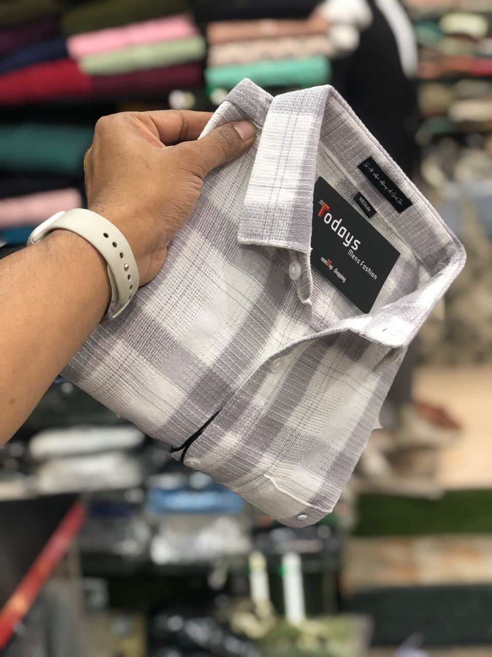 Souvenir™ Men's Casual Denim Stripe Shirt | Full Sleeve Style