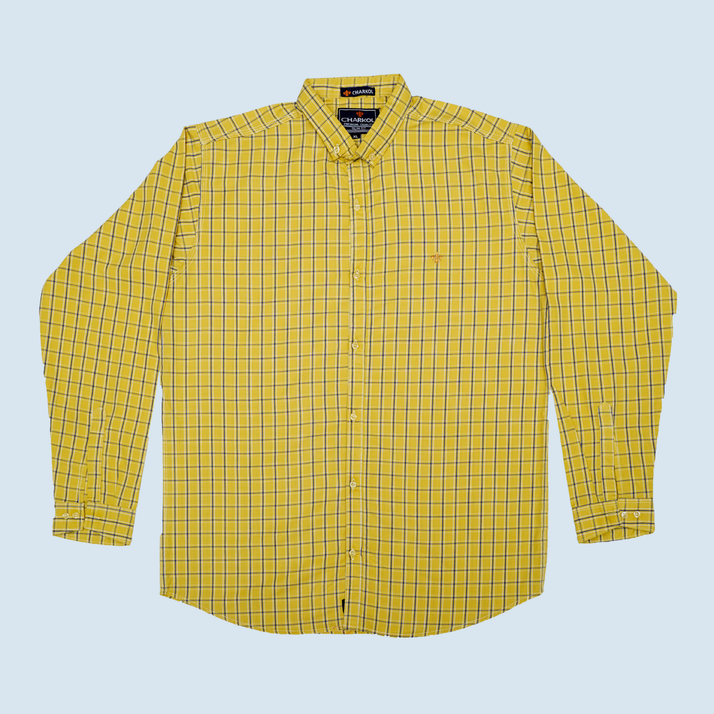 Souvenir™ Men's Casual Denim Stripe Shirt | Full Sleeve Style