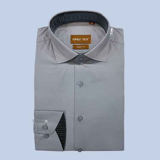 Souvenir™ Men’s Plain Formal Shirt – Comfort Fit | Cotton Blend