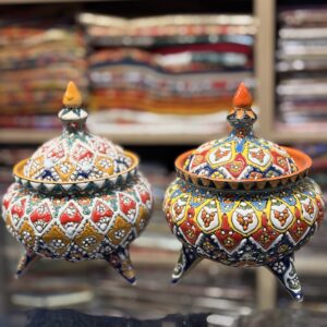 Handcrafted Enamel Ceramic Pot